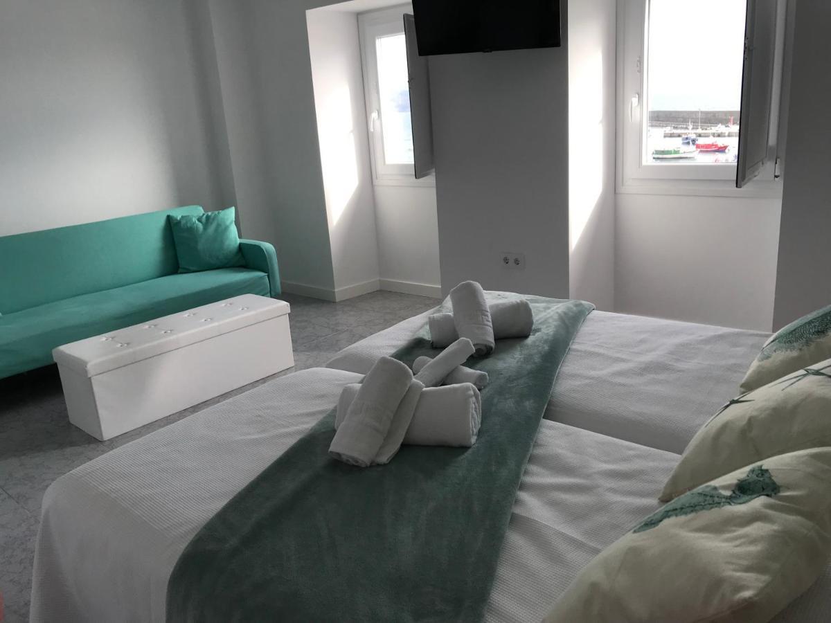 Apartamento Vista Al Puerto De Финистерре Экстерьер фото
